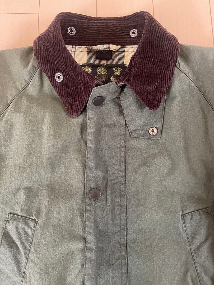 ビームス別注バブアー ウオッシュドSLビデイル　セージサイズ40barbour