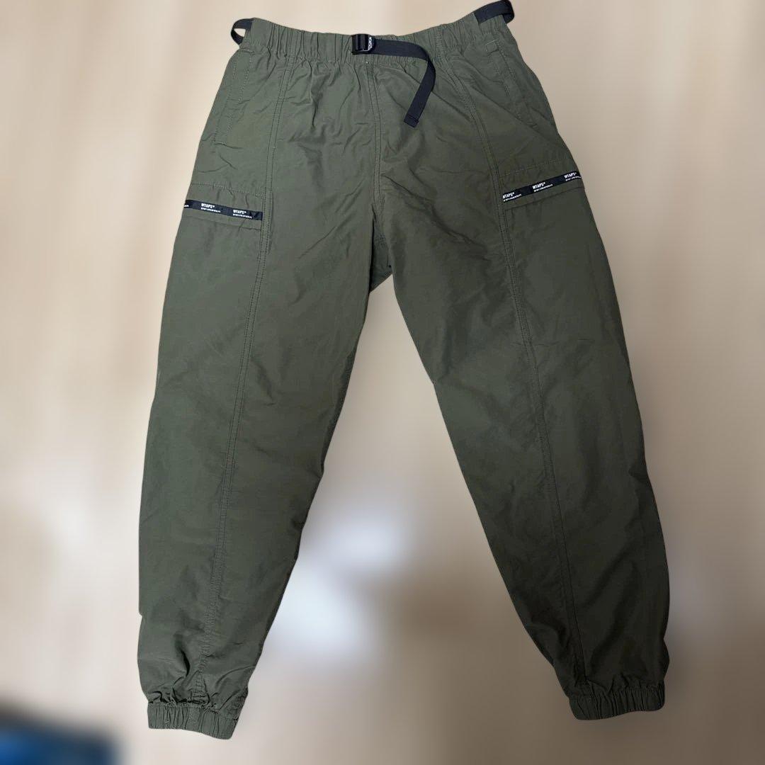 WTAPS TROUSERS NYLON WEATHER 02 カーキ ナイロン