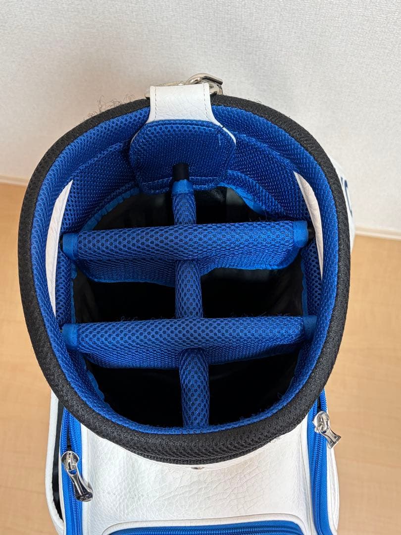 YONEX ゴルフキャディバッグ ホワイト/ブルー