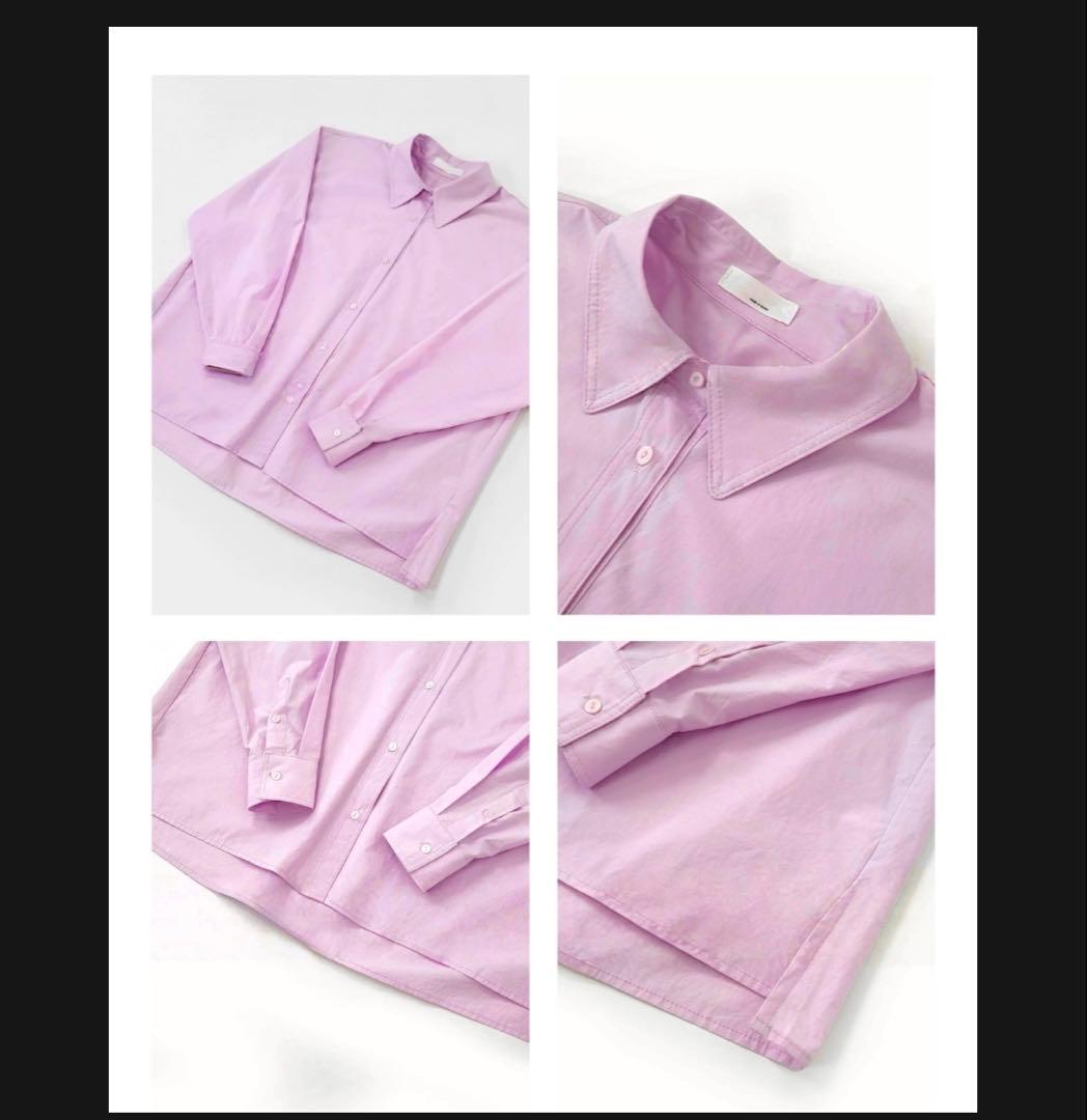 urban color shirt カラーシャツ　ピンク　Nalm ナルム