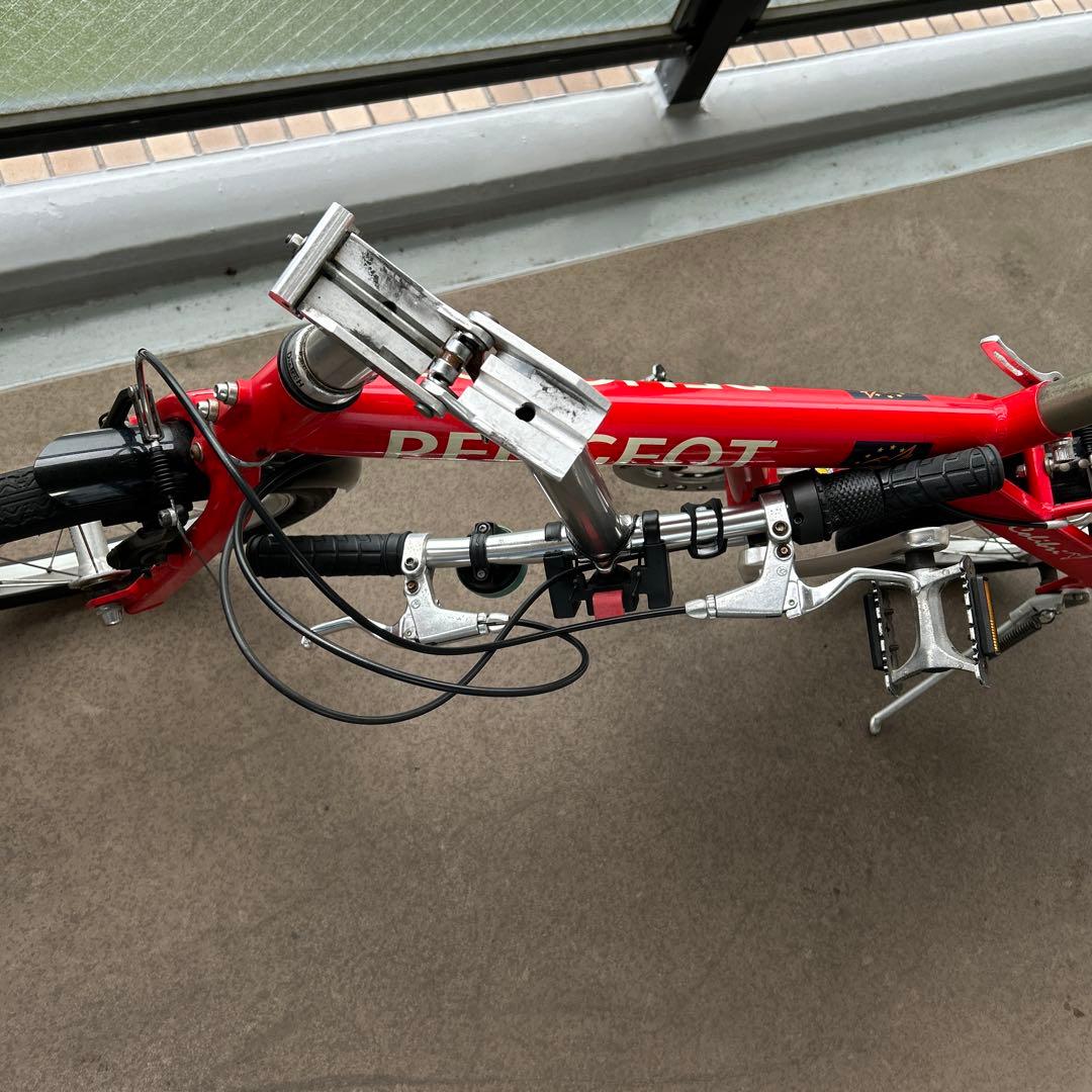 PEUGEOT 折り畳み自転車　コリブリ　レッド
