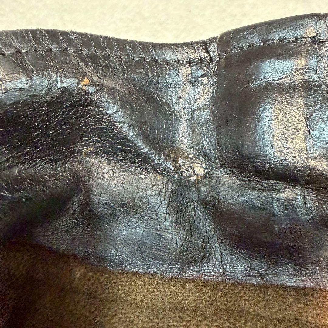 馬革 Aero leather 34 Veste Des Rallye ブラック