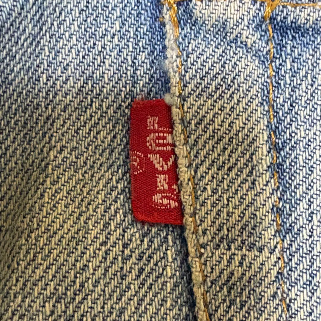 70s Levi's 517 66前期 W34 L32 ボタン裏2 ヴィンテージ