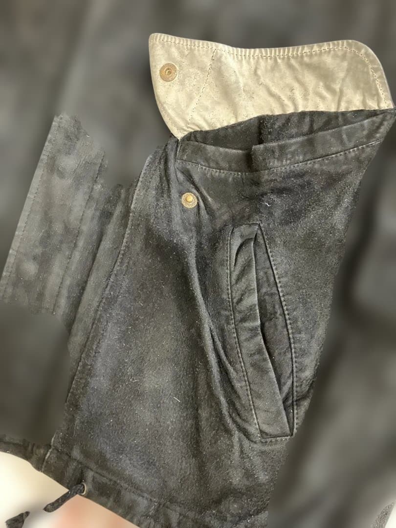 フランス CHEVIGNON スエード 黒 オーバーサイズジャケット XL 逸品
