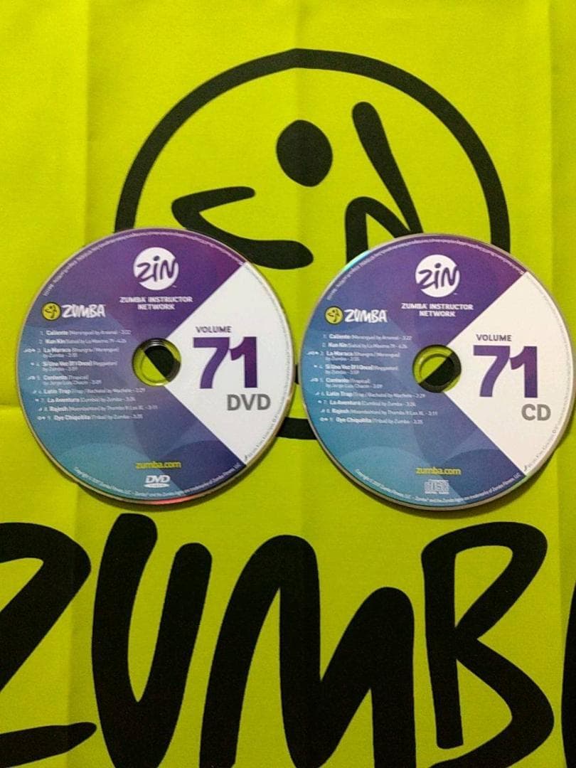 ZUMBA　ズンバ　 CD ＆ DVD 20枚セット　ZIN71 ～ ZIN80