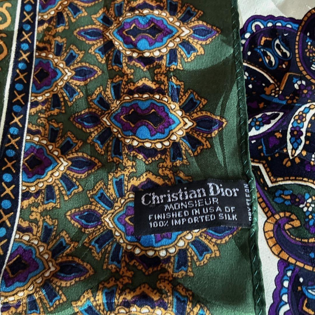 Christian Dior MONSIEUR シルクスカーフ Y2K 希少