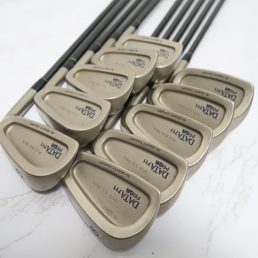 PRGR DATA711 アイアンセット M-40 data080 初心者向き