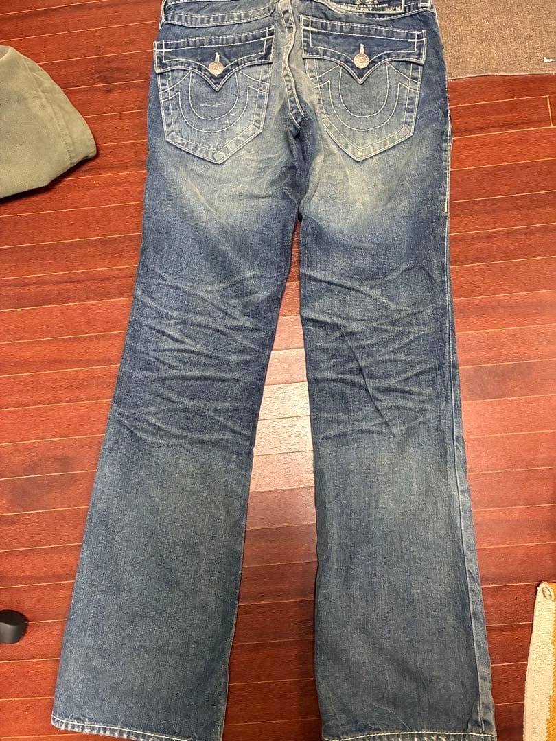 true religion デニム 31インチ 太ステッチ　激レア