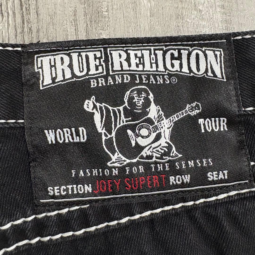 TRUE RELIGION Joey super T ブラックデニム　36