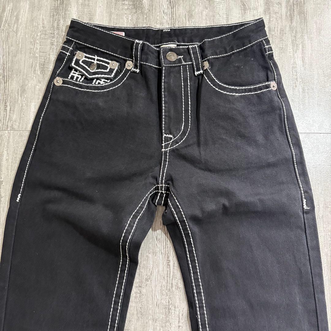 TRUE RELIGION Joey super T ブラックデニム　36