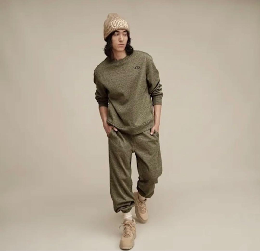 【UGG】ニット帽＆マフラーセット＊white pepper＊新品正規品