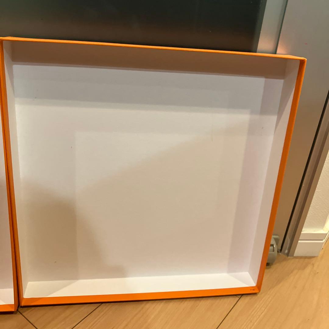 HERMES オレンジ ギフトボックス 2個セット
