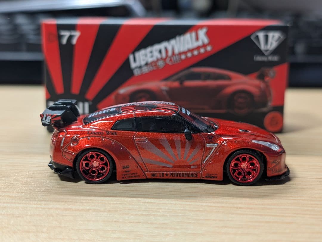 MINI-GT　6台セット D1 HKS LBWK