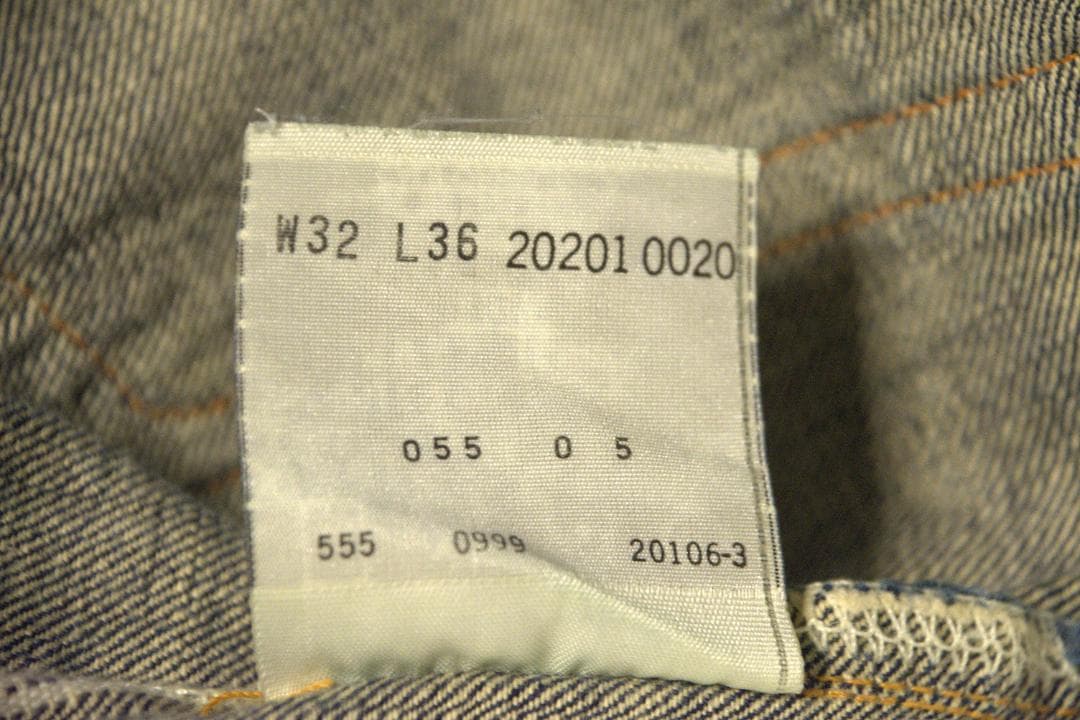 Levis 201xx 米国製 W32 L36 (1920年復刻版)