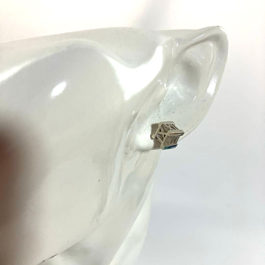 Tiffany ティファニー アトラス キューブ シルバー ピアス