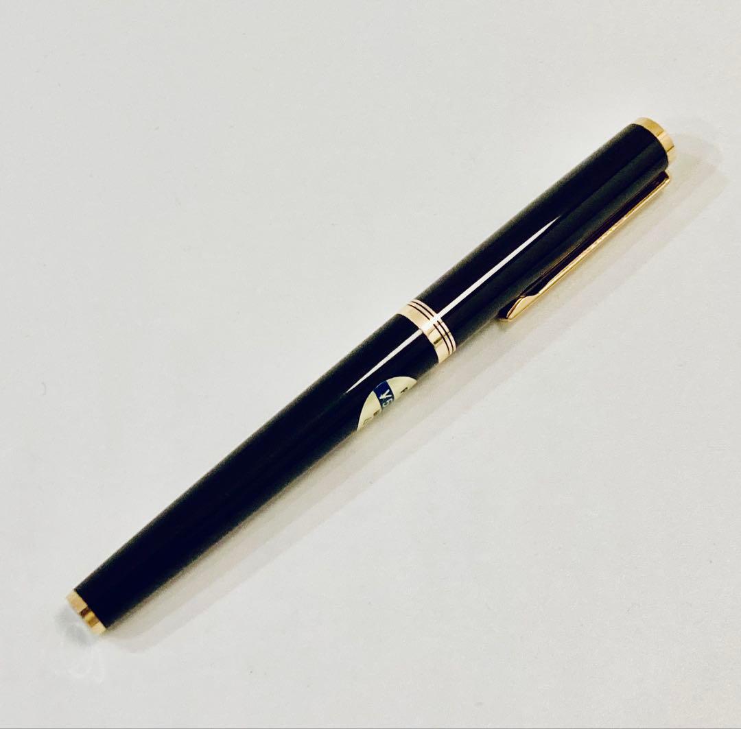 ペン先14K◆パイロット 高級万年筆 ブラックゴールドPILOT 14金 美品