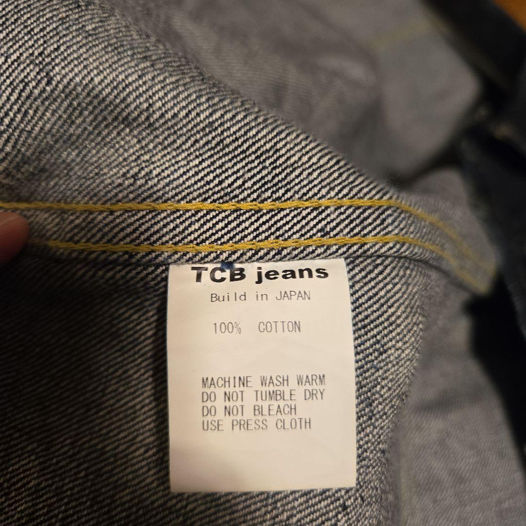 TCB JEANS 大戦モデル 月桂樹 赤タブ 42 Tバック