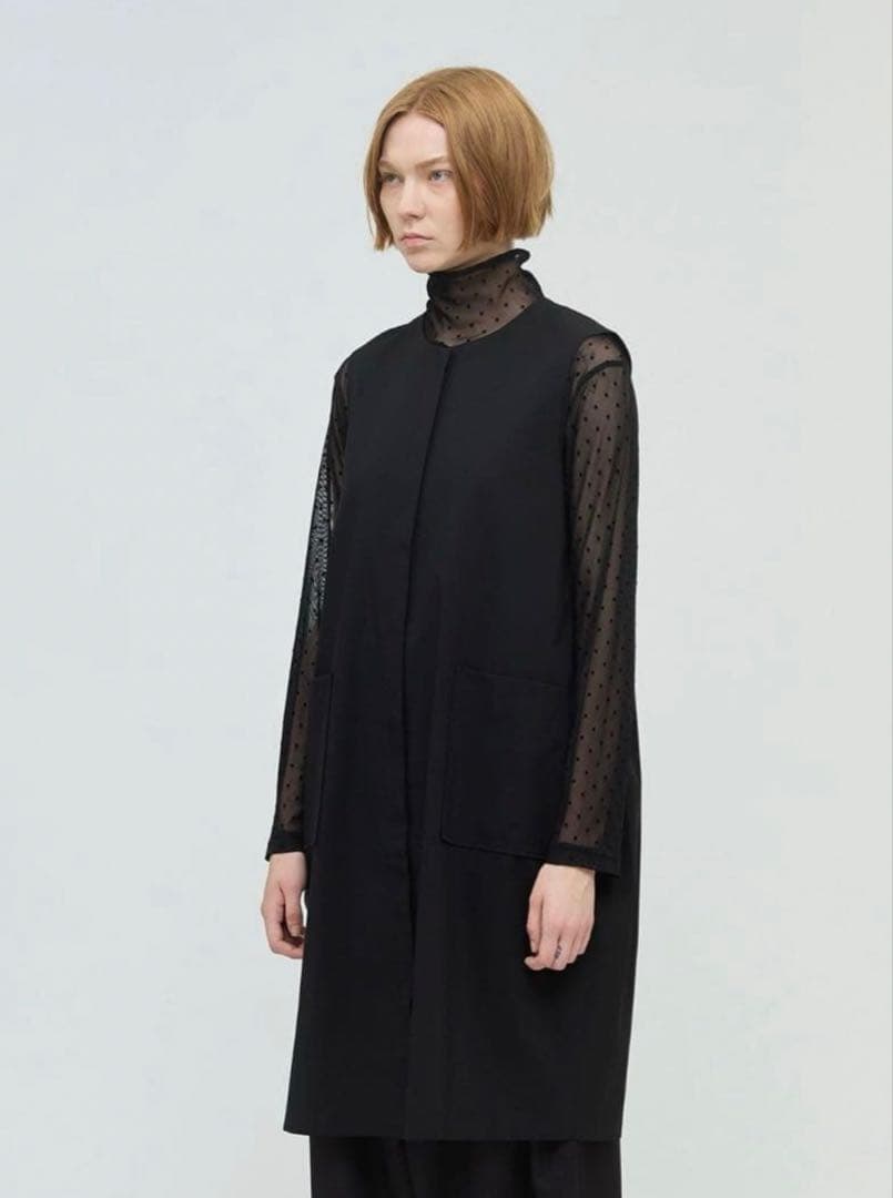 【美品】mizuiro ind ミズイロインド♩ コクーンジレ　ワンピース