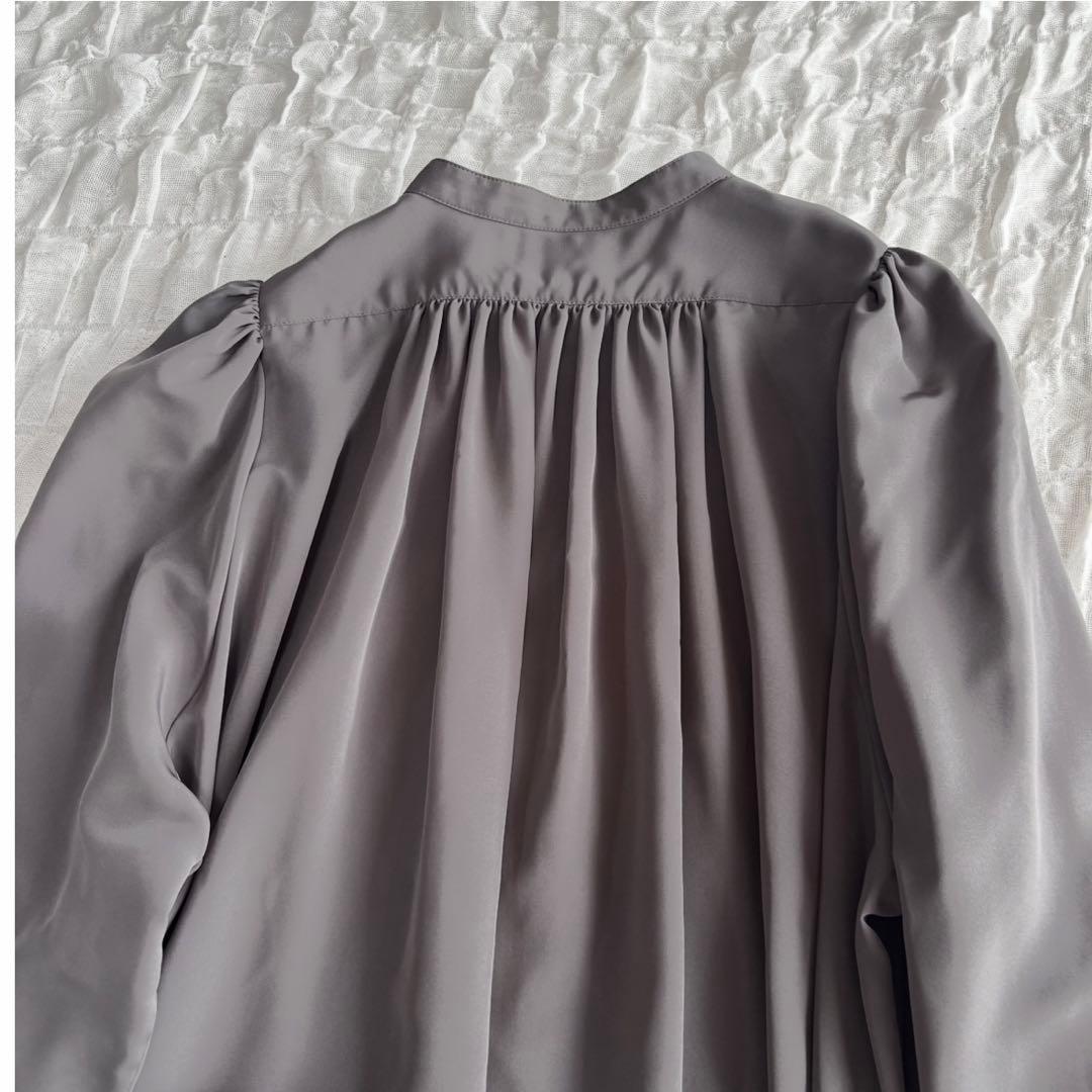 【1度着用のみ美品】 ハイク タフタドレス 23SS ロングシャツワンピース
