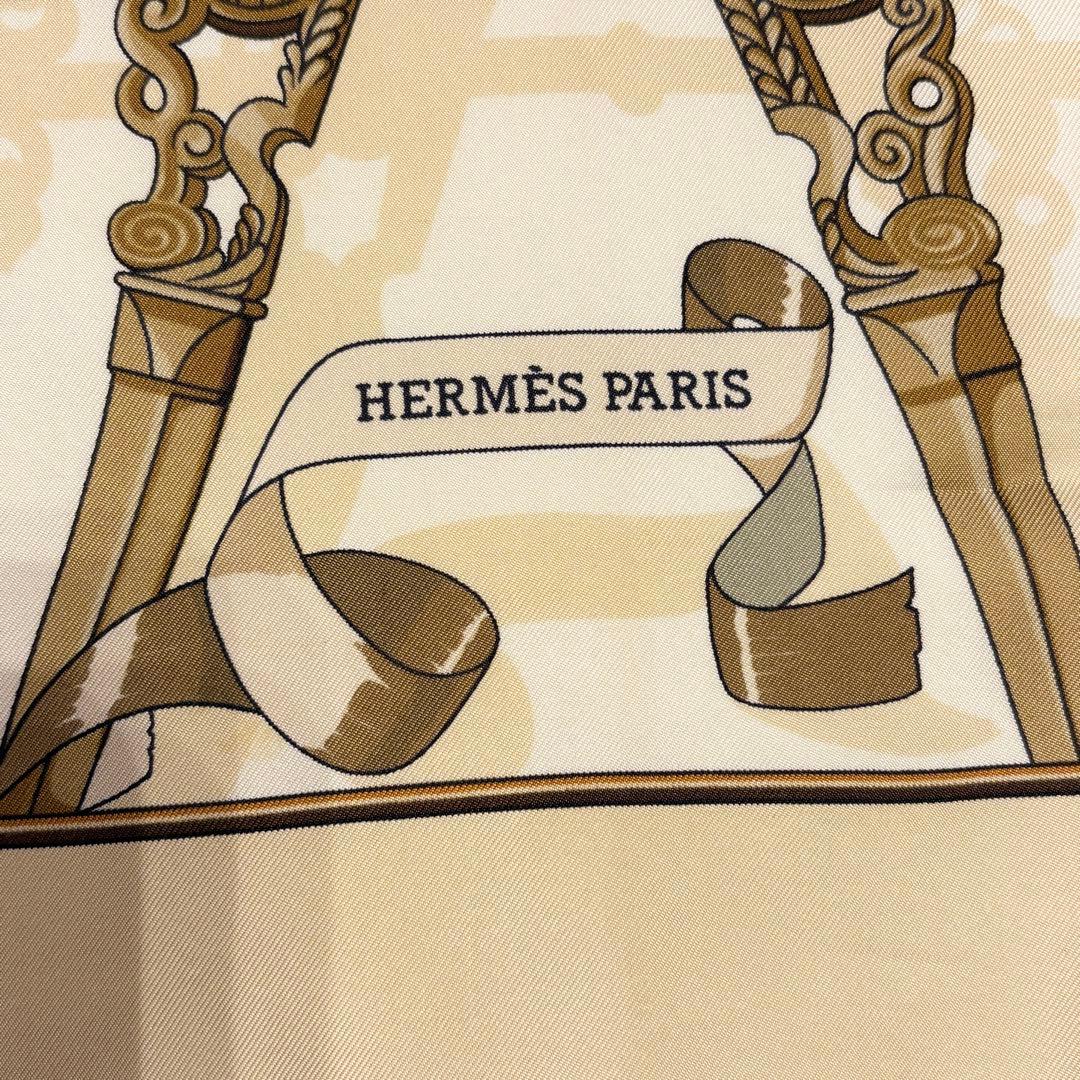HERMES エルメス カレ90 COPEAUX 人気柄 美品