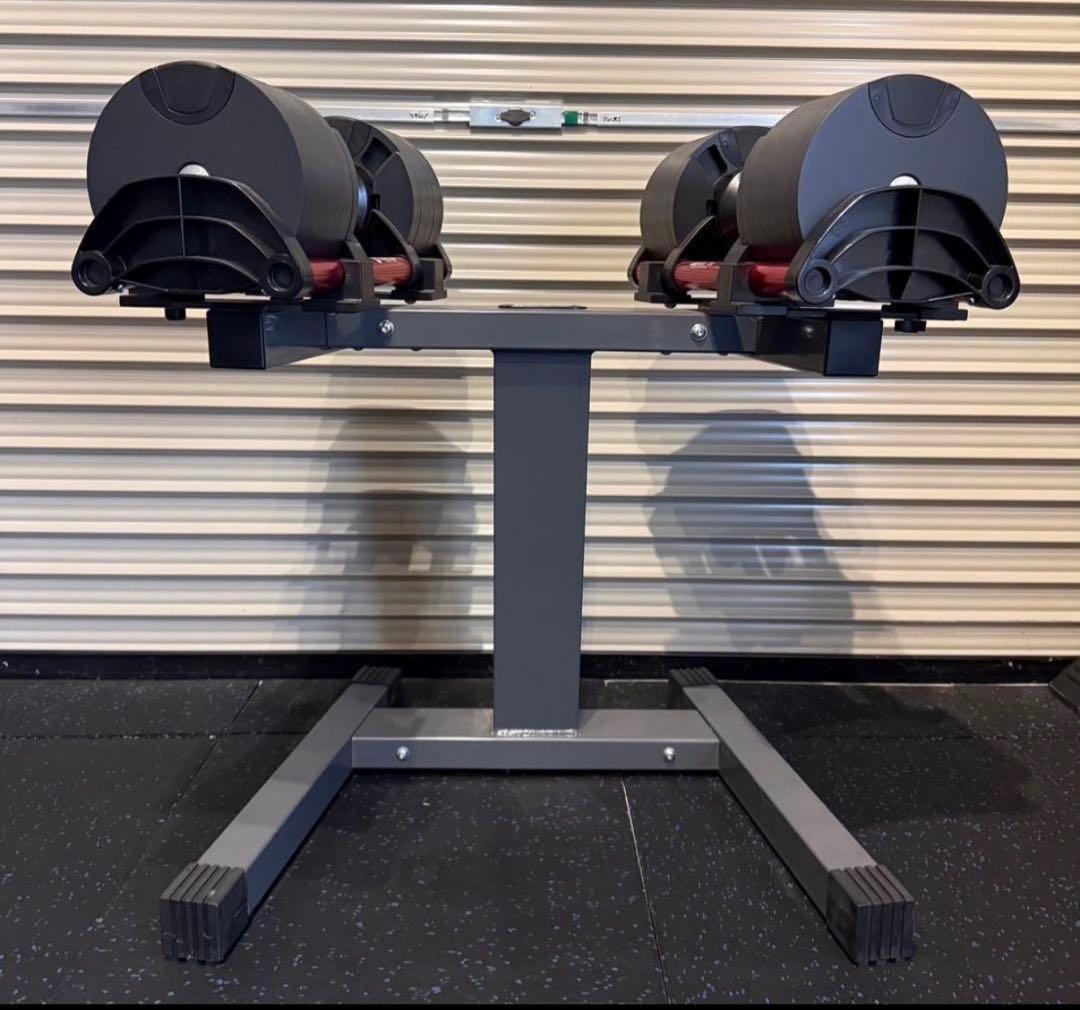 引取り限定 NUO FLEXBELL 可変式ダンベル スタンド付 32kg