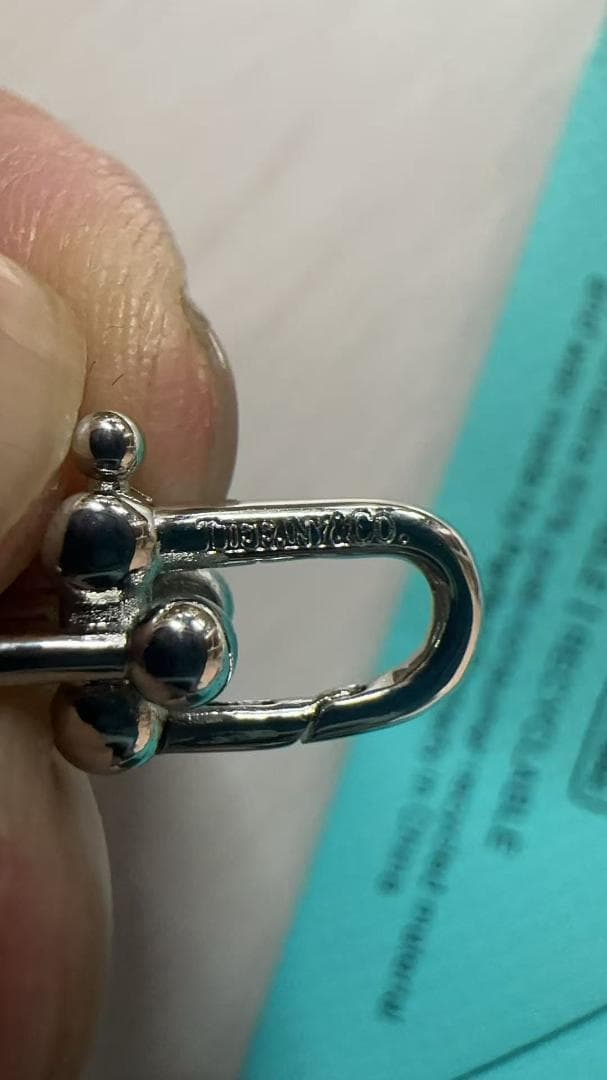極美品 Tiffany & Co. シルバーチェーンブレスレット