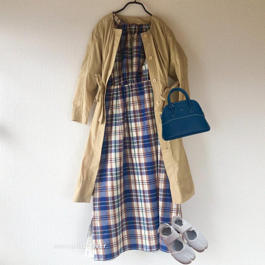 【美品】MACKINTOSH PHILOSOPHY　マドラスチェックワンピース
