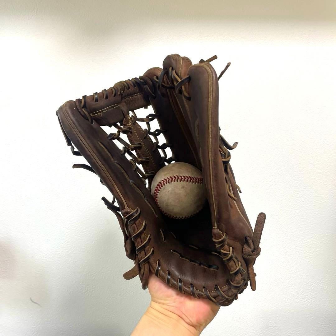アシックス スピードアクセル ゴールドステージ 型抜群 硬式 外野手グローブ