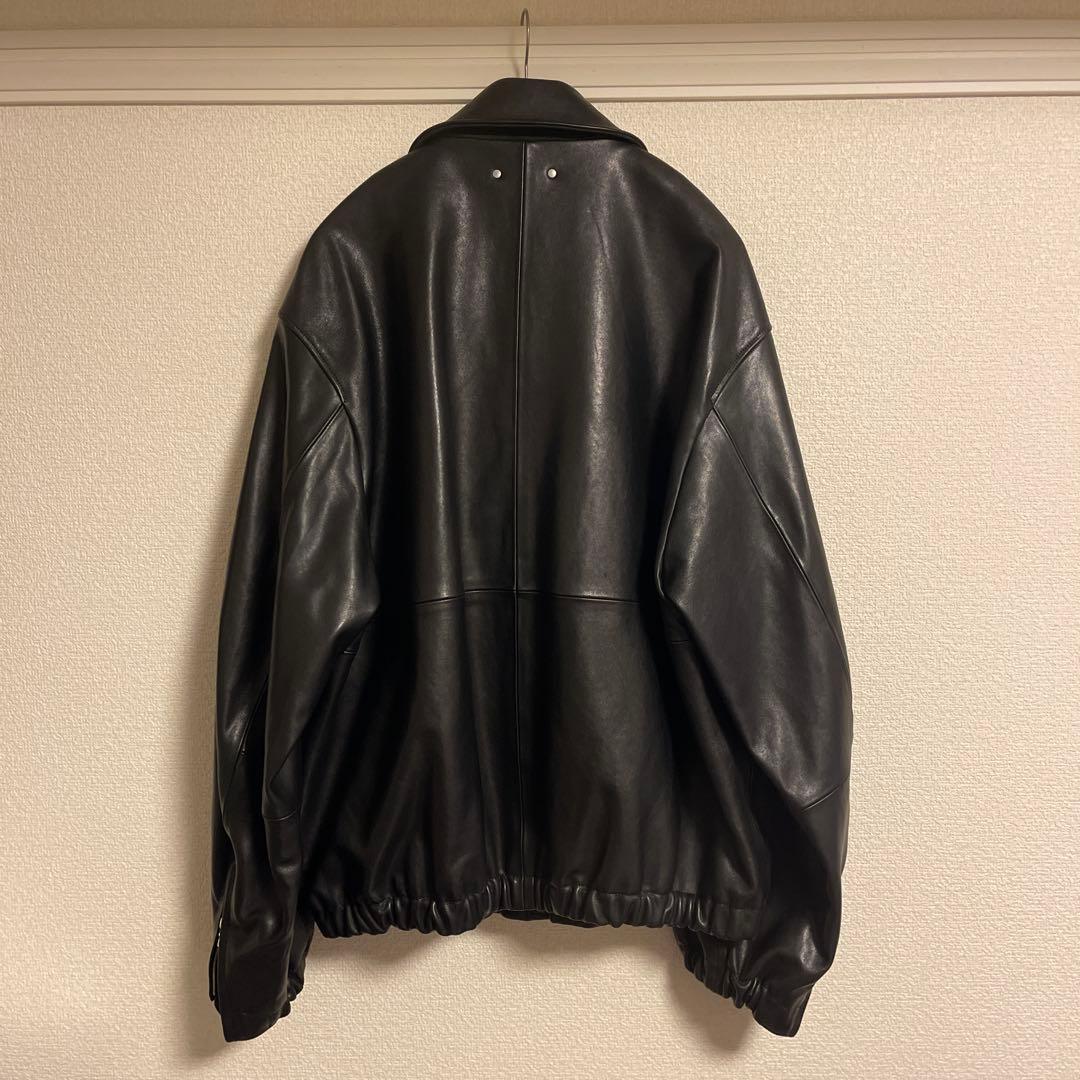ジャケット・アウター stein EX SHEEP LEATHER ZIP SHORT JACKET