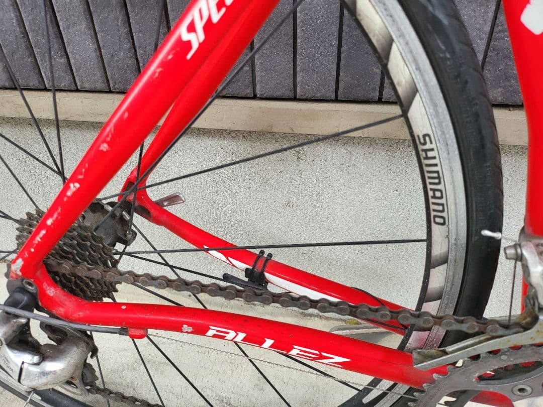 t*8様 Specialized Allez 赤 ロードバイク