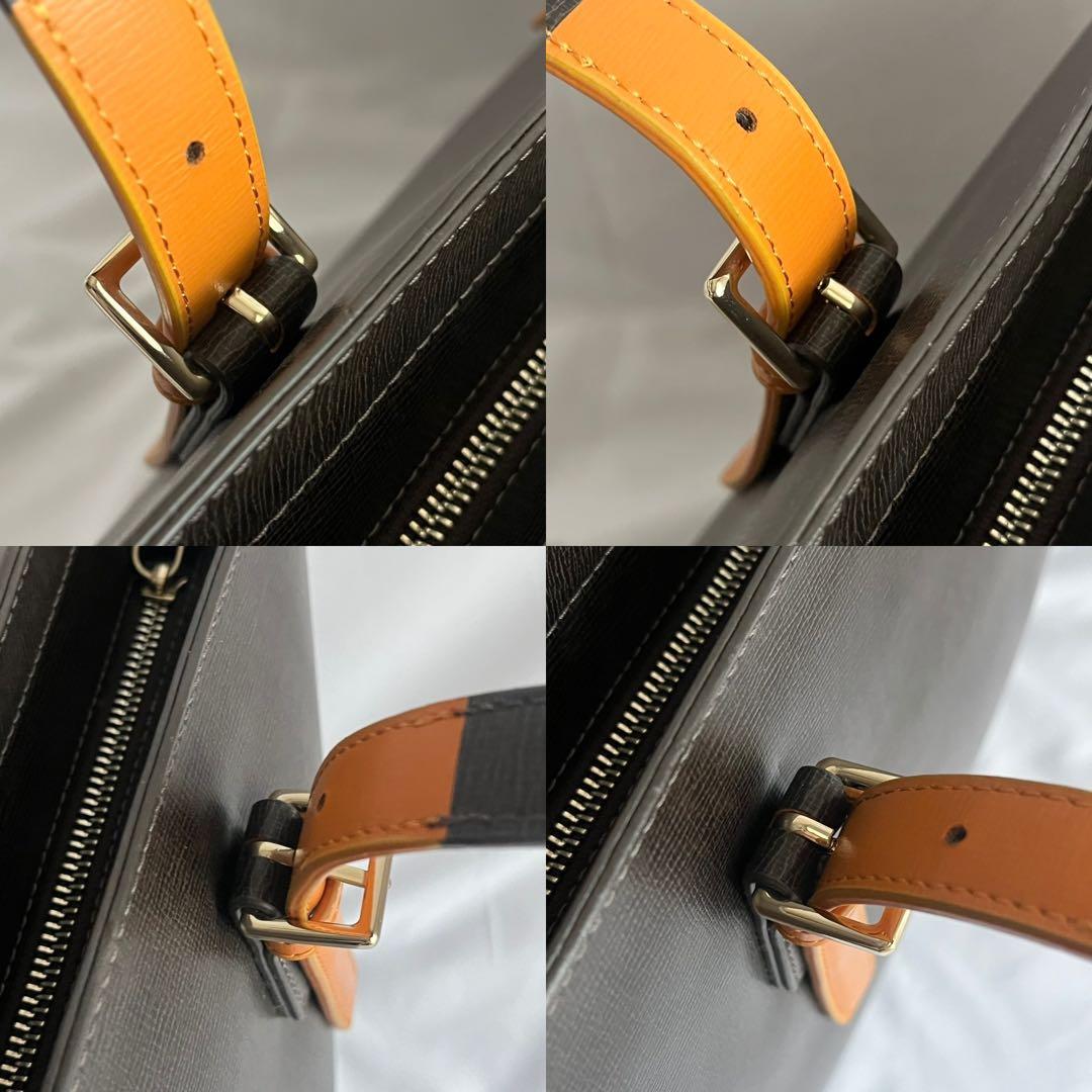 未使用✨　ポールスミス　トートバッグ　ビジネスバッグ　レザー　カーキ