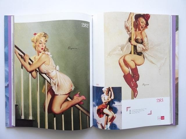 洋書◆ピンナップガール 画集 作品写真集 本 ジル・エルブグレン