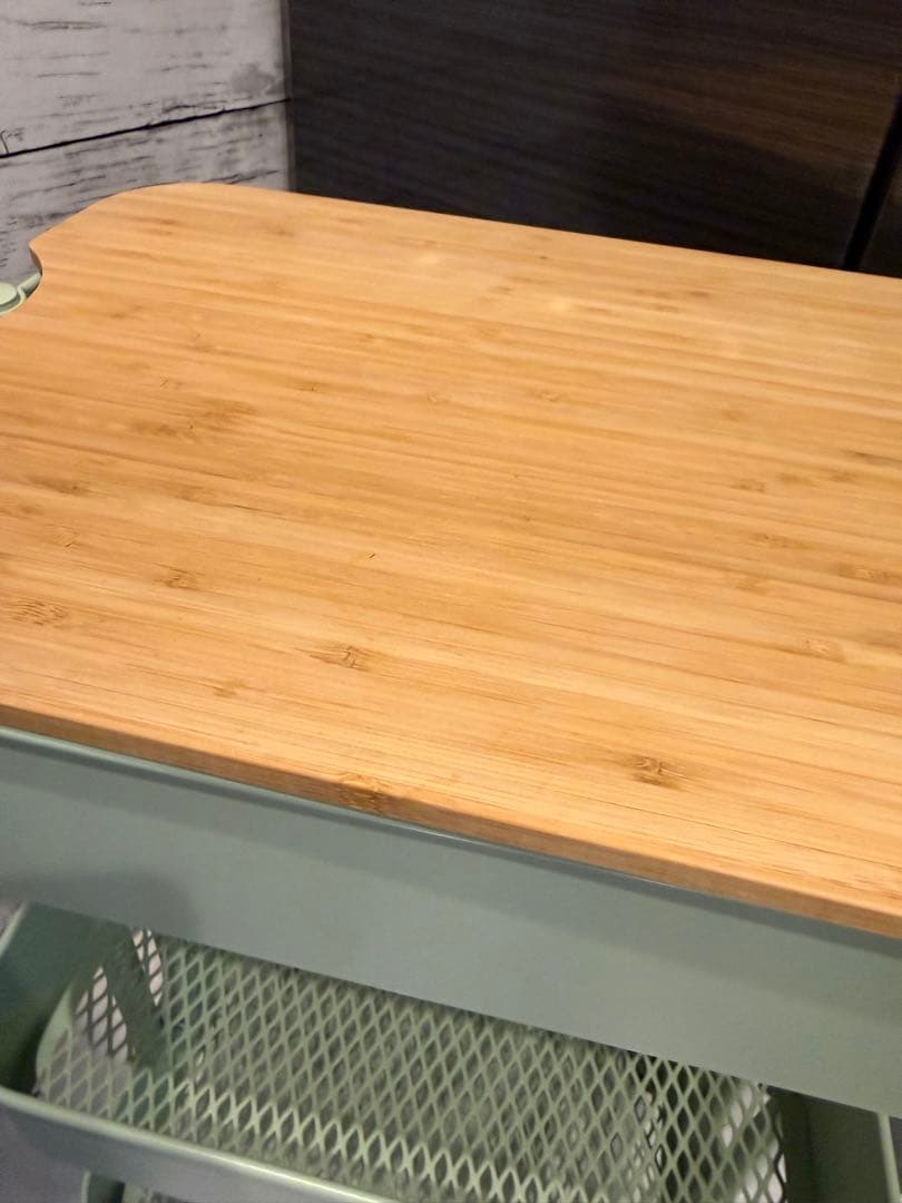 IKEA RÅSKOG（ロースコグ）大サイズ 蓋（木製天板）付き