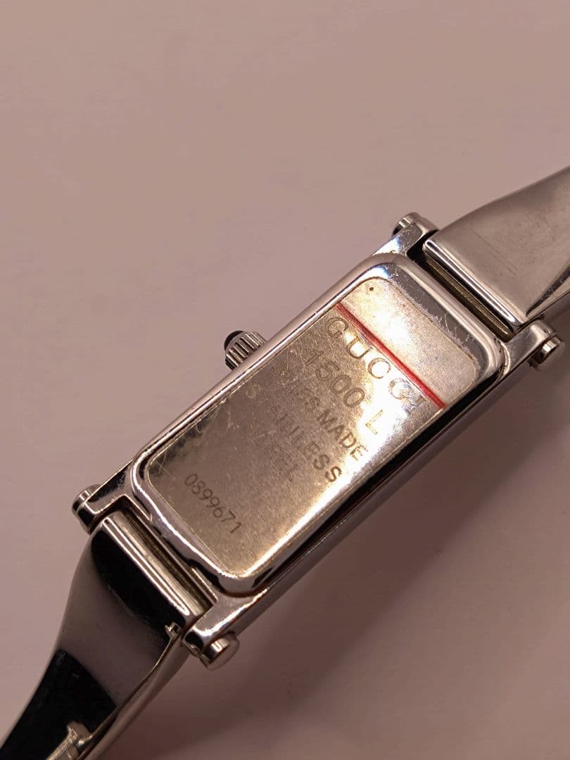 【新品電池】グッチ　GUCCI レディース　腕時計　シルバー
