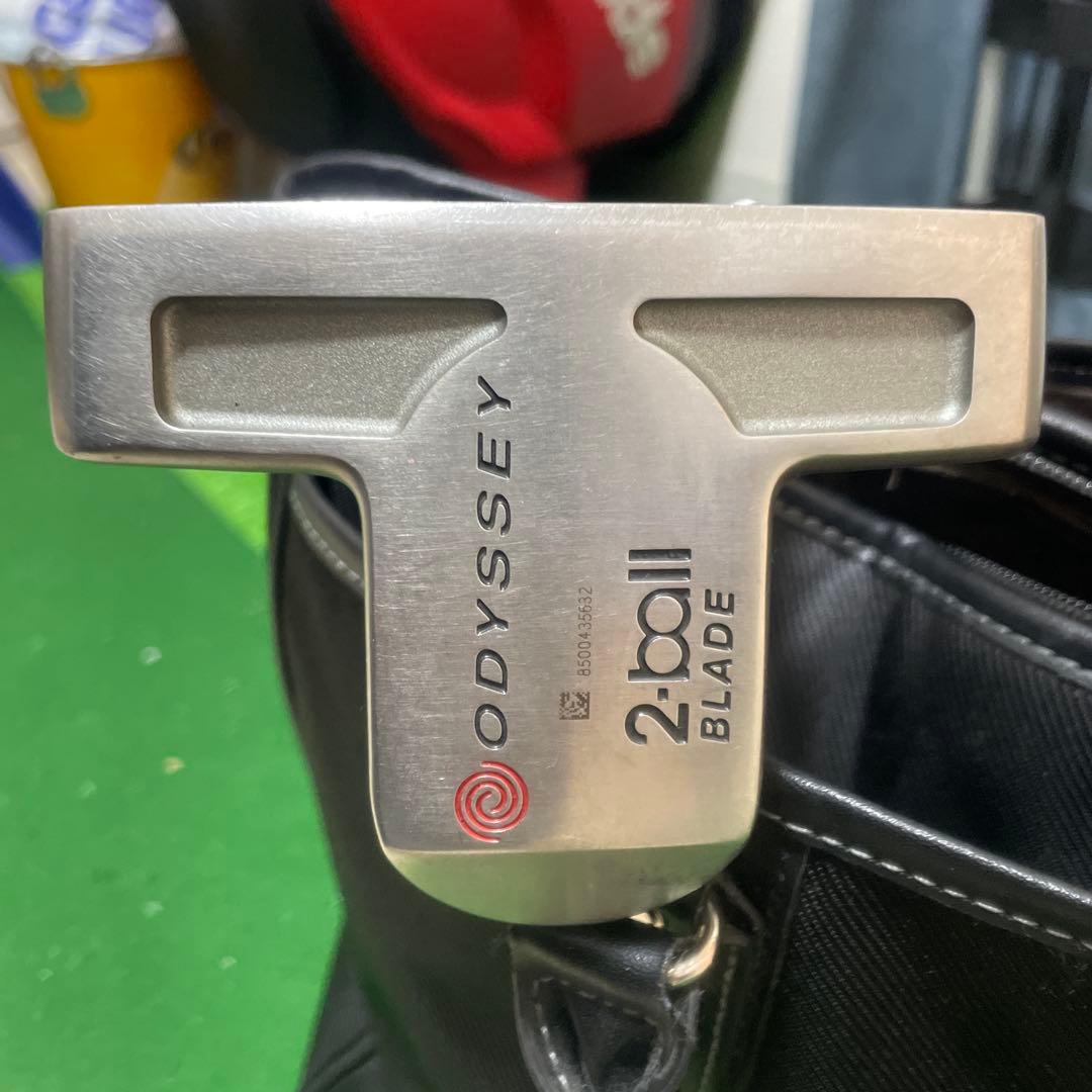 【美品】オデッセイ　初代ホワイトホット　２ボールブレード パター 33インチ