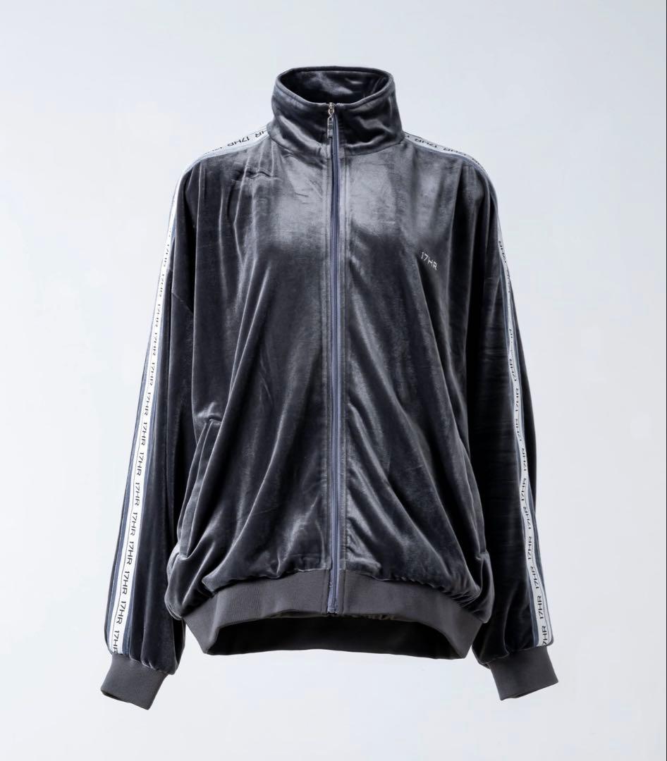 3/13まで出品‼️完売品 17HR ベロアトラックジャケット お値下げ不可×