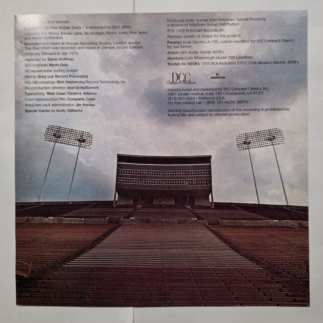 DCC高音質重量盤 ロッド・スチュワート Never a Dull Moment