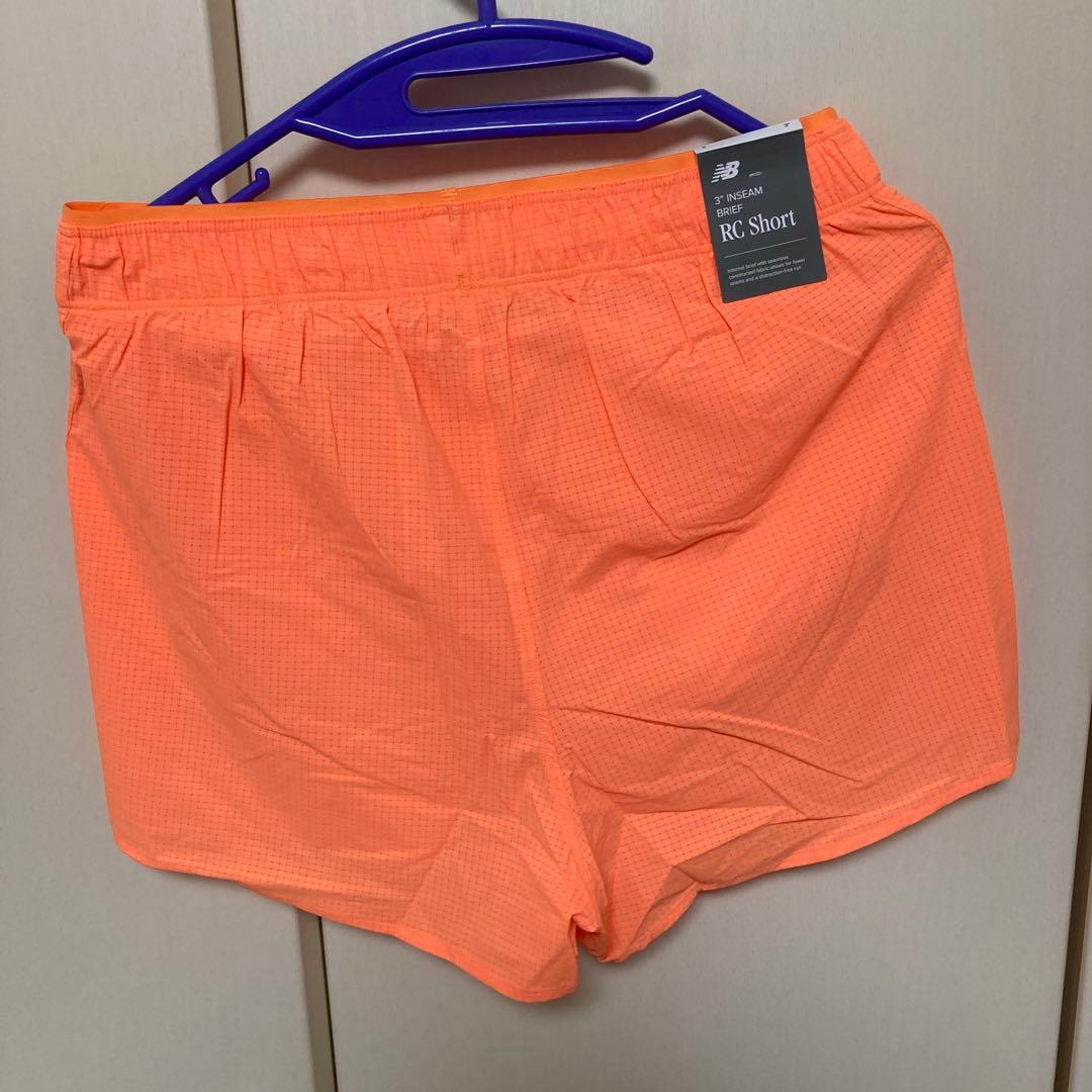 New Balance RCショートパンツ M オレンジ