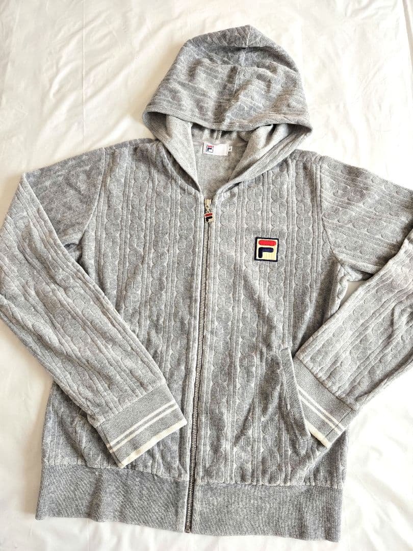 ク*ズ様 【FILA】ベロアトラックジャケットL&スコートXL　上下2点セット