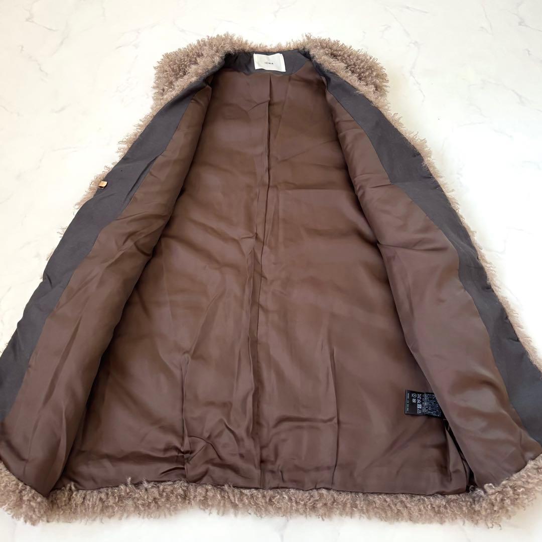 【完売品 美品】23AW イエナ カーリーファージレ 人気のベージュ 追加販売