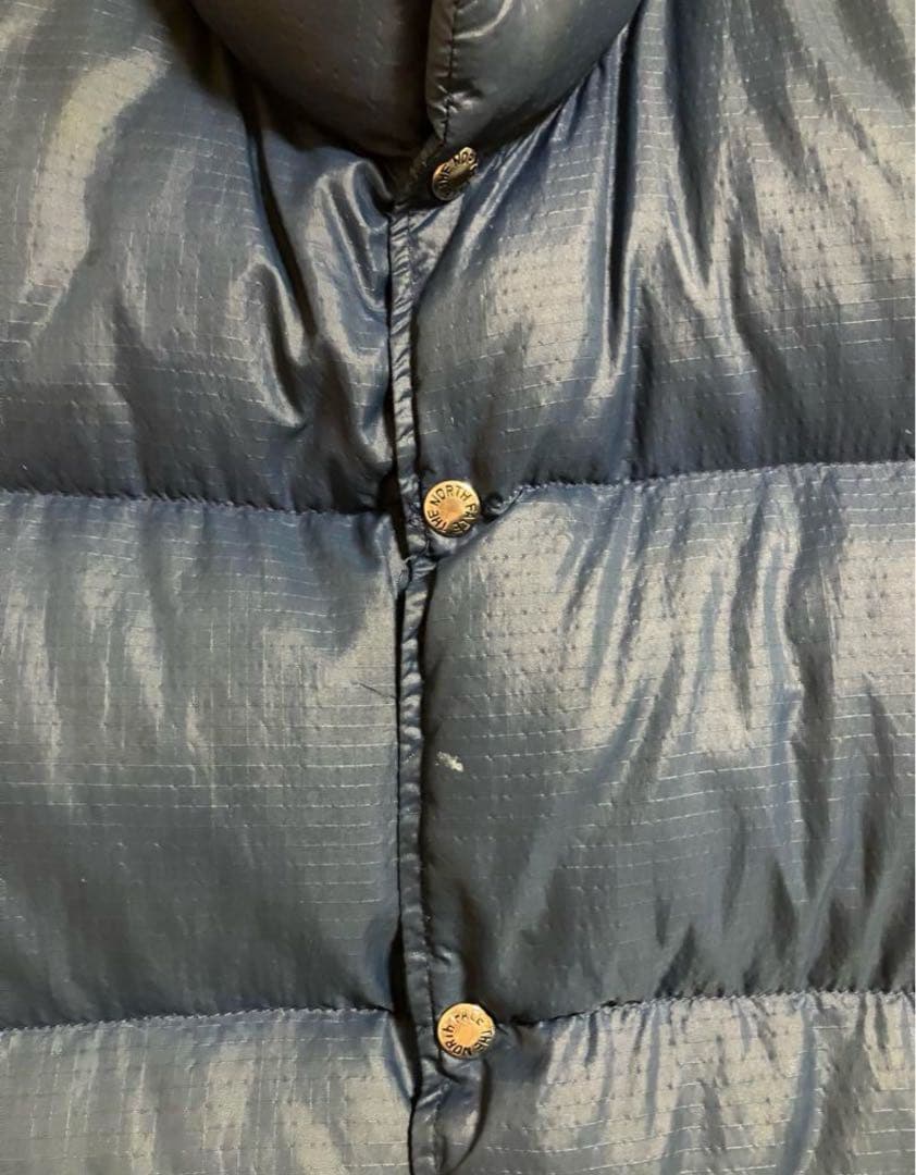 70s ノースフェイスTHE NORTH FACE 茶タグ ダウンベスト