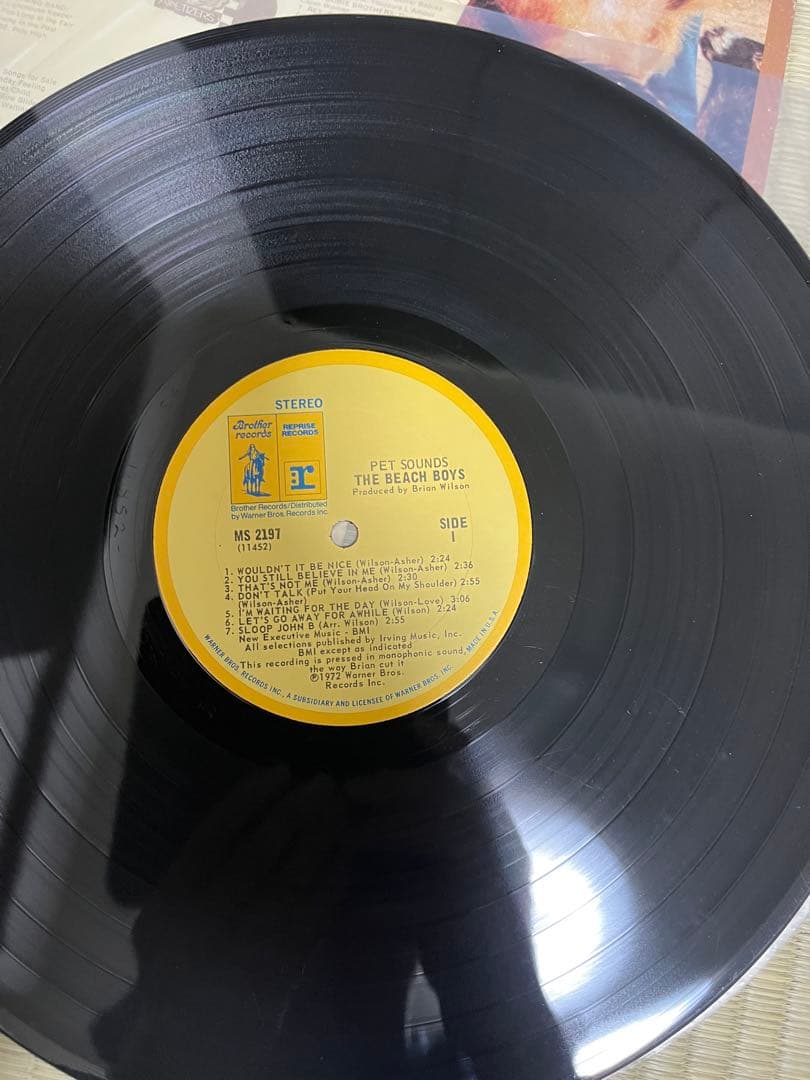 US盤　Beach Boys「Pet Sounds」モノラル盤　ビーチボーイズ