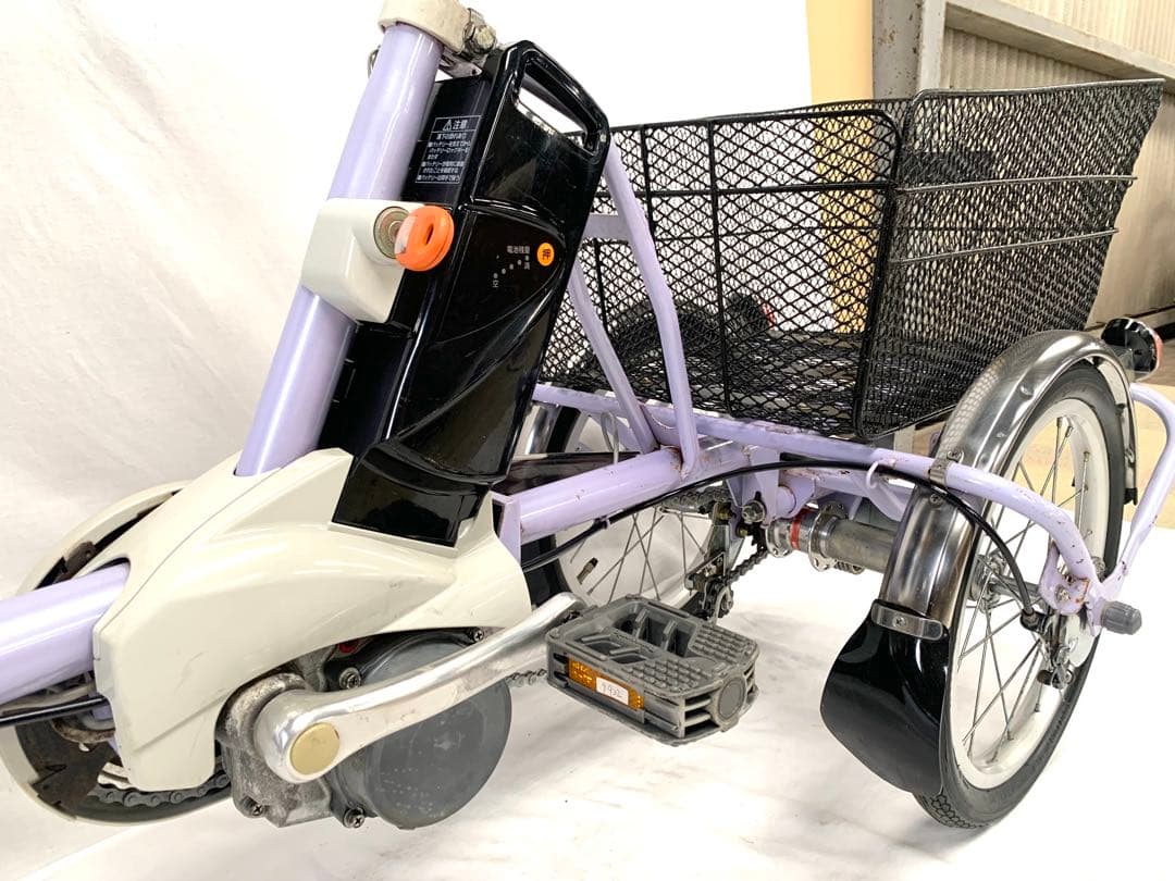 【即乘】送料無料 Panasonic 電動アシスト三輪自転車 動作確認済