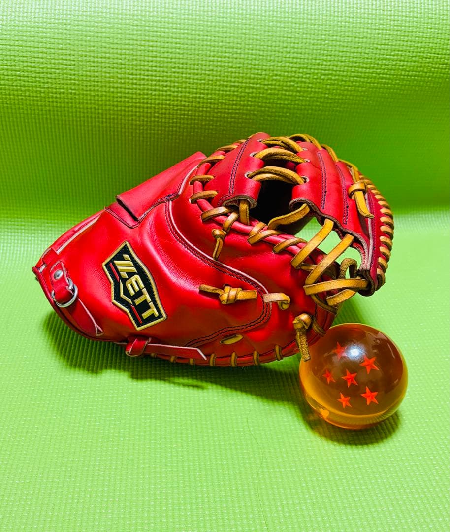 爆音仕様❗️ 美品　硬式　￼ゼット　プロステイタス　キャッチャーミット　ミズノプロ