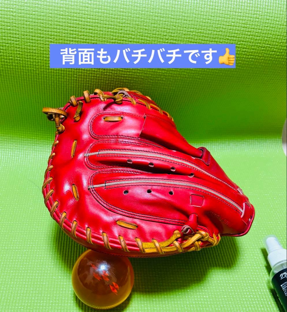 爆音仕様❗️ 美品　硬式　￼ゼット　プロステイタス　キャッチャーミット　ミズノプロ
