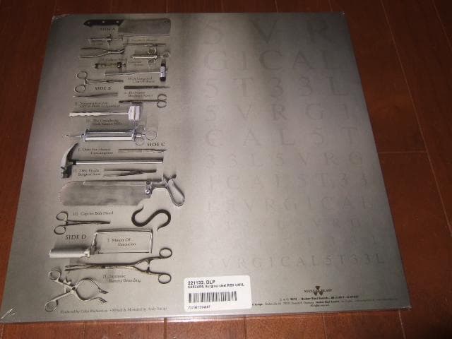 CARCASS,新品レコード,カーカス,限定350枚,限定ナンバー入り,2LP