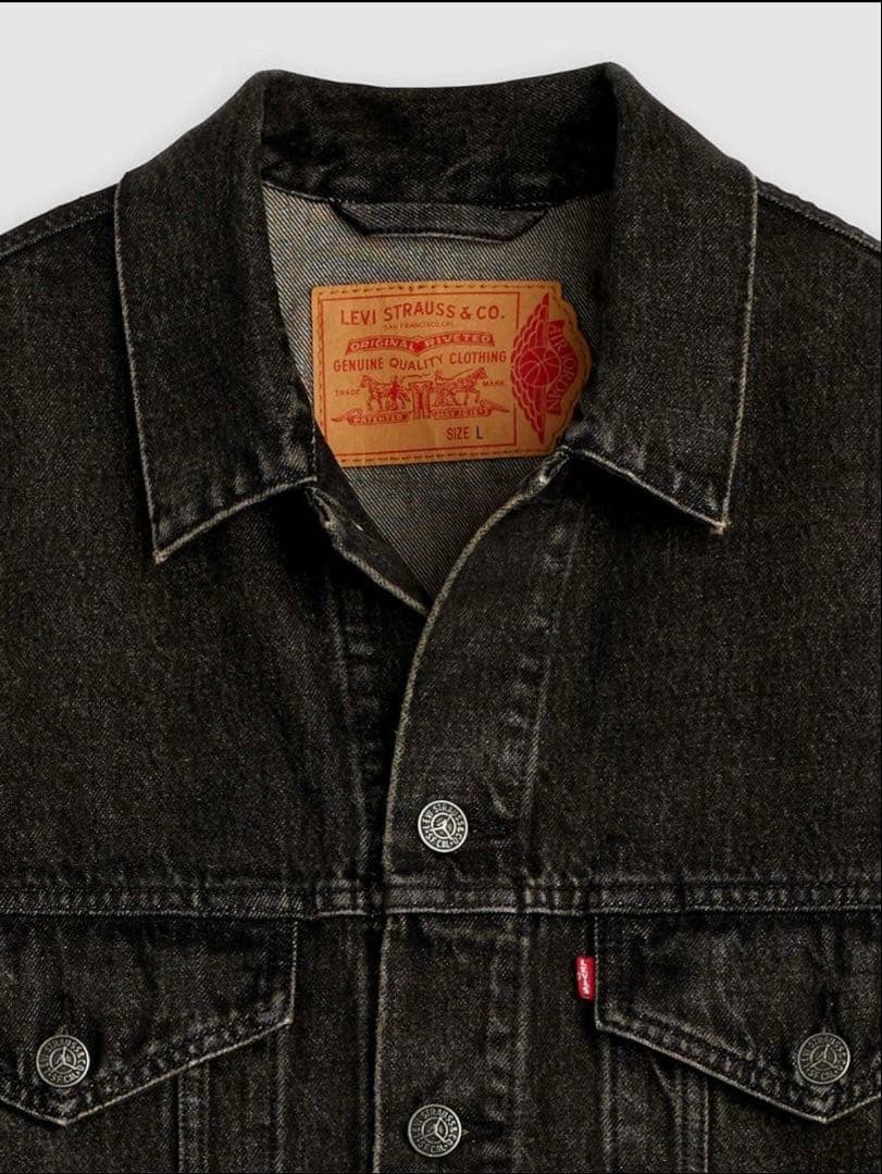 Levi's JORDAN ブラックデニム ジャケット XL