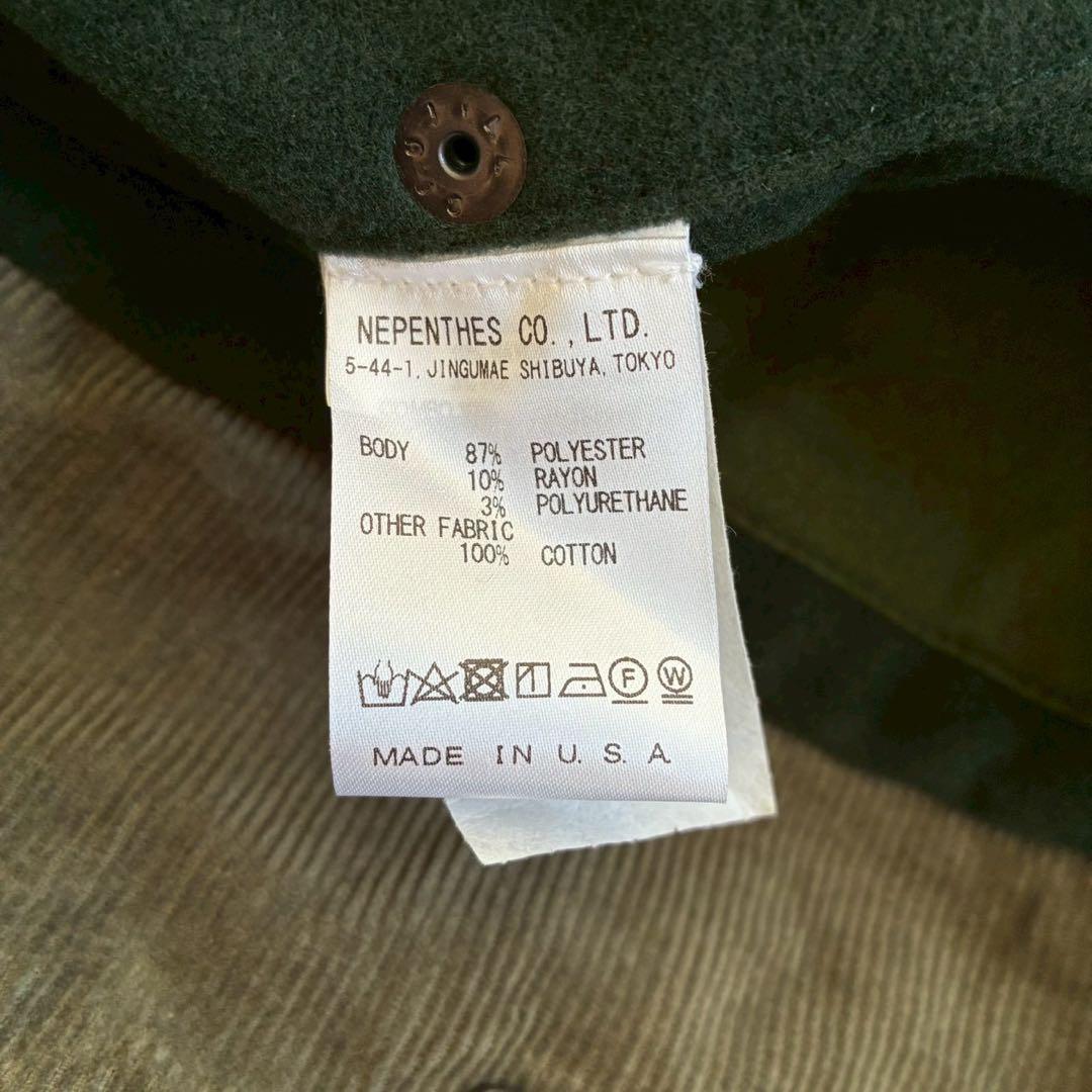 EngineeredGarments ポンチョ　ダークグリーン　ミリタリー