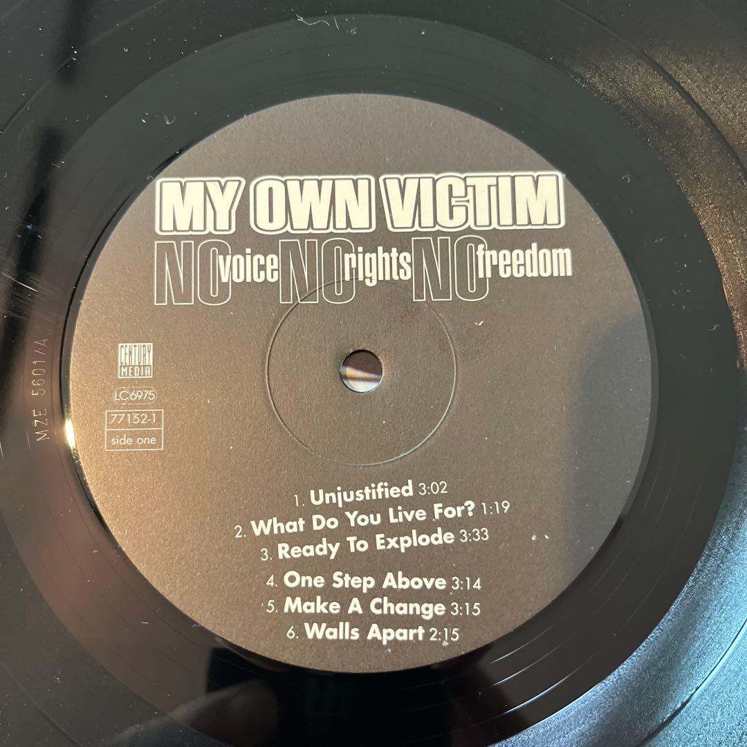 値下げ　未使用品　初回プレス美品　MY OWN VICTIM 12inchＬＰ