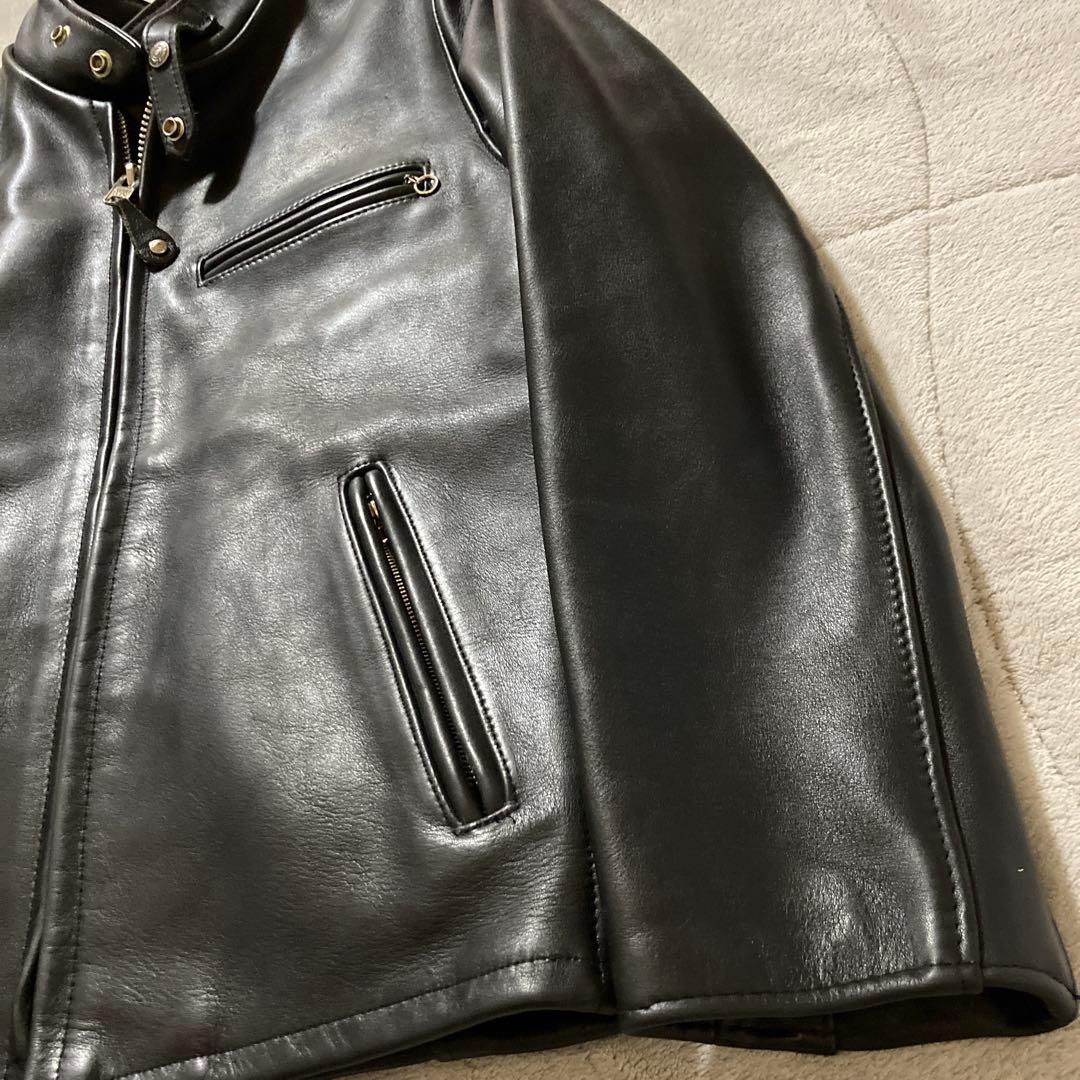 新型・美品　Schott 641 シングルライダース　 ボアライナー付き　36